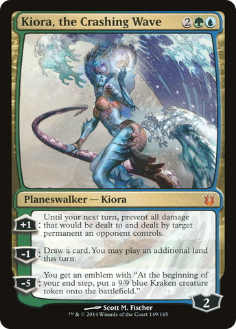 {R} Kiora, the Crashing Wave [Born of the Gods][BNG 149]