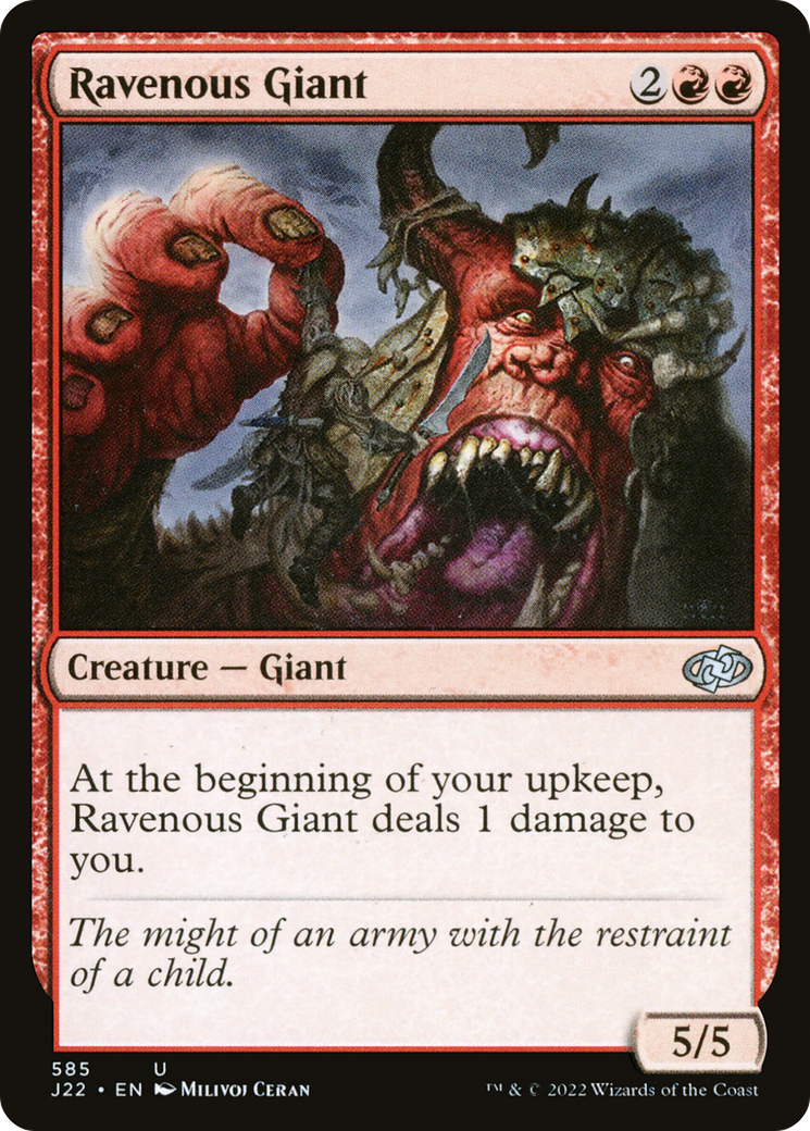 {C} Ravenous Giant [Jumpstart 2022][J22 585]