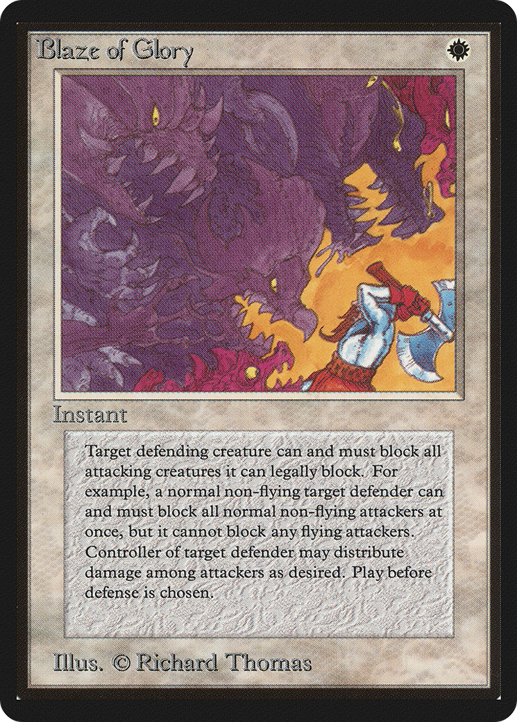 {R} Blaze of Glory [Beta Edition][LEB 006]