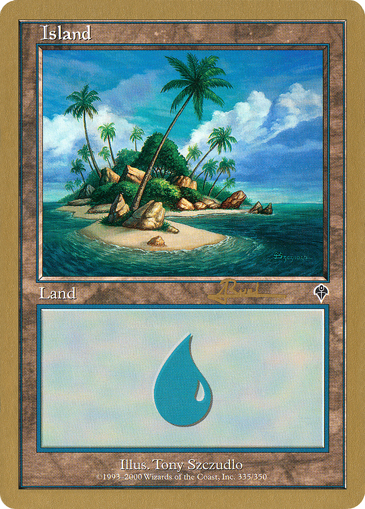 {B}[GB WC01 AR335A] Island (ar335a) (Antoine Ruel) [World Championship Decks 2001]