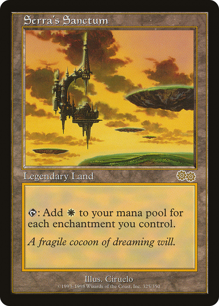 {R} Serra's Sanctum [Urza's Saga][USG 325]