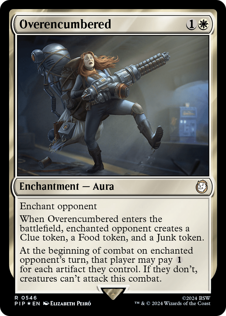 {R} Overencumbered (Surge Foil) [Fallout][PIP 546]