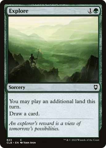 {C} Explore [Commander Legends: Battle for Baldur's Gate][CLB 823]