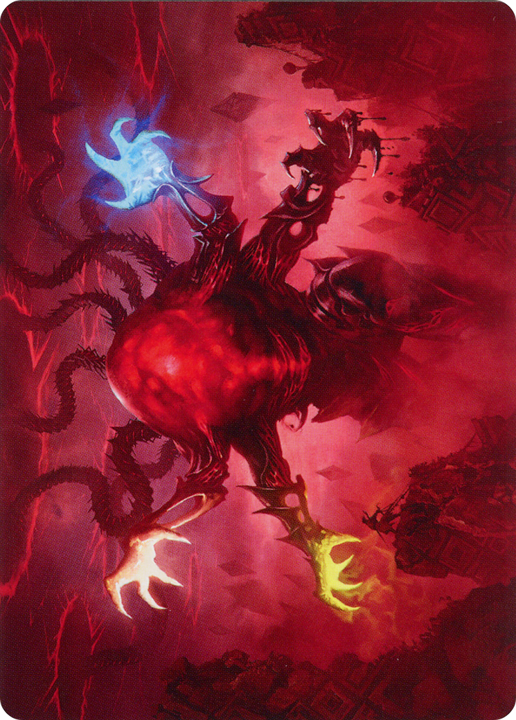 {A} Omnath, Locus of All Art Card (51) [March of the Machine Art Series][AMOM 051]