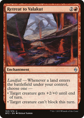 {C} Retreat to Valakut [Battle for Zendikar][BFZ 153]