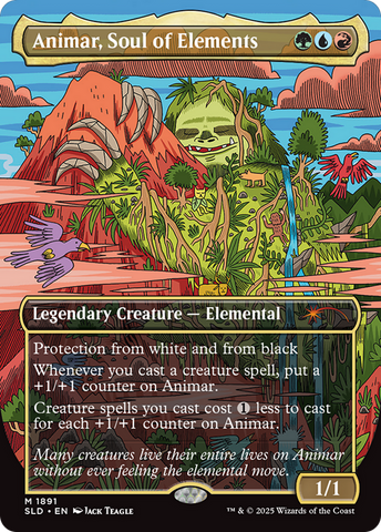 {R} Animar, Soul of Elements (Rainbow Foil) [Secret Lair Drop Series][SLD 1891]