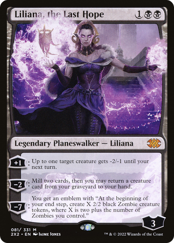 {R} Liliana, the Last Hope [Double Masters 2022][2X2 081]