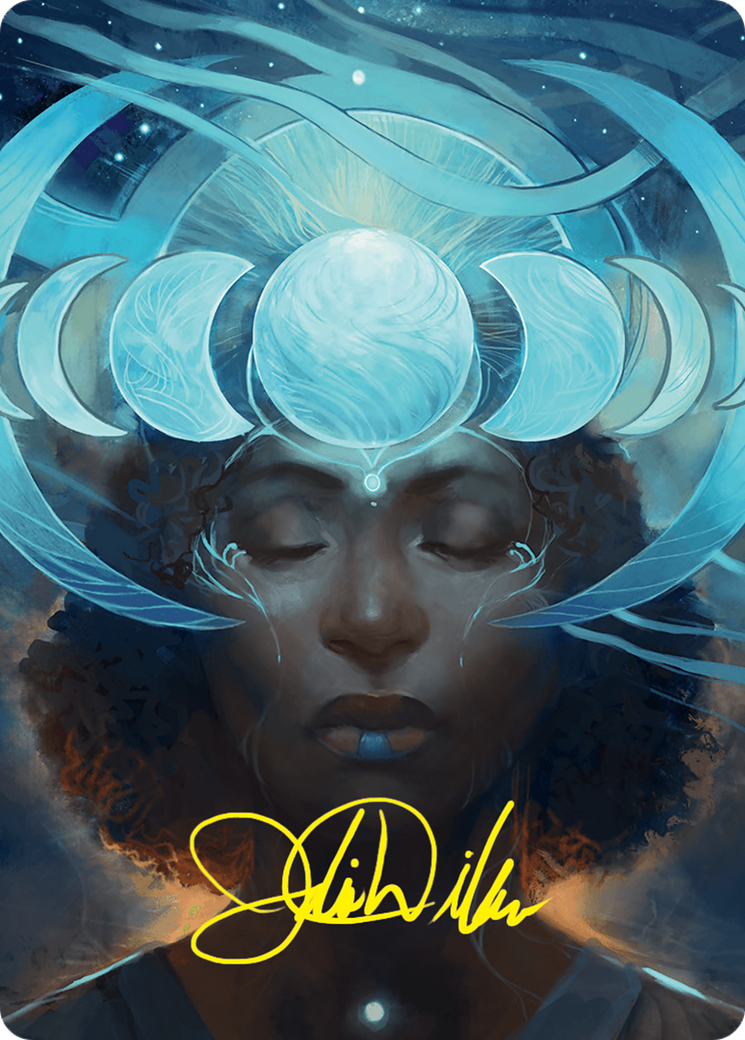 {A} Lunar Insight Art Card (31/54) (Gold-Stamped Signature) [Foundations Art Series][GS AFDN 031]