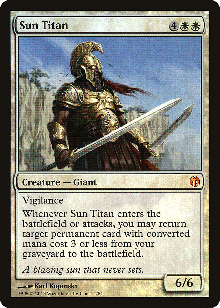 {R} Sun Titan [Duel Decks: Heroes vs. Monsters][DDL 001]