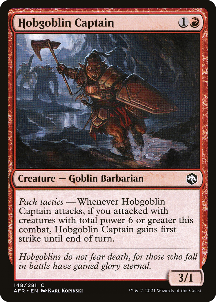 {C} Hobgoblin Captain [Dungeons & Dragons: Adventures in the Forgotten Realms][AFR 148]