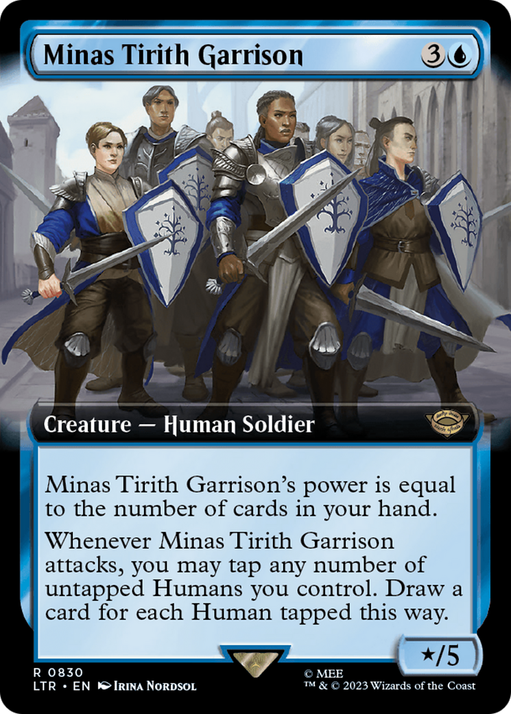 {R} Minas Tirith Garrison (Extended Art) [The Lord of the Rings: Tales of Middle-Earth][LTR 830]