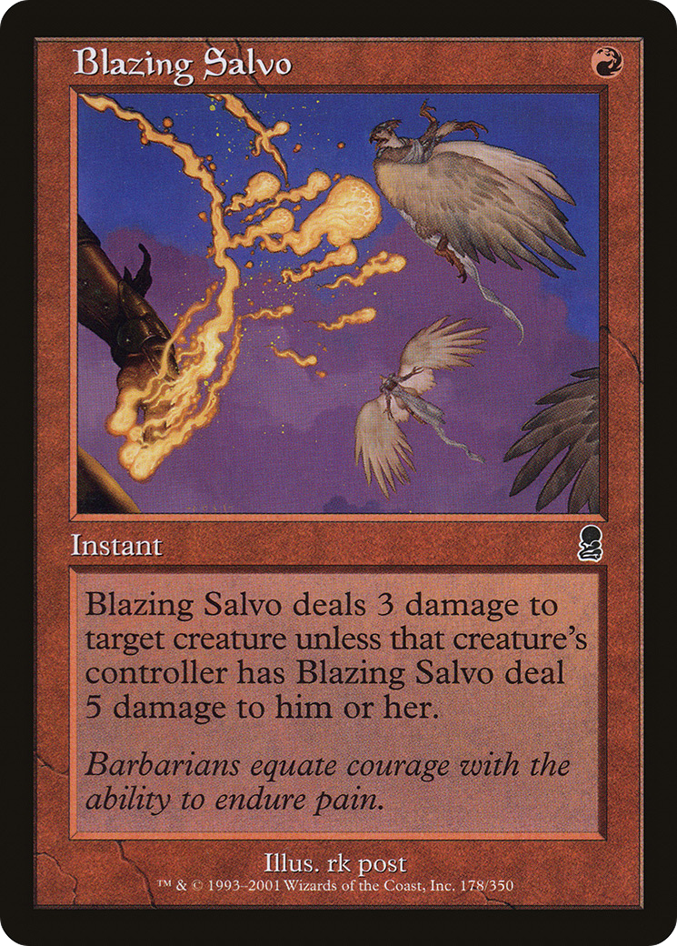 {C} Blazing Salvo [Odyssey][ODY 178]