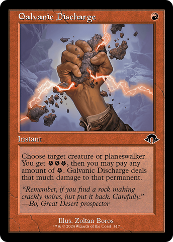 {C} Galvanic Discharge (Retro) [Modern Horizons 3][MH3 417]