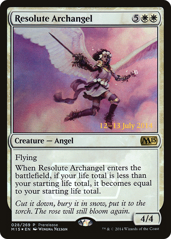 {R} Resolute Archangel [Magic 2015 Prerelease Promos][PR M15 028]
