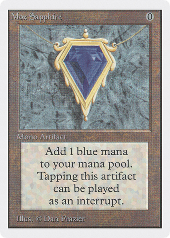 {R} Mox Sapphire [Unlimited Edition][2ED 266]