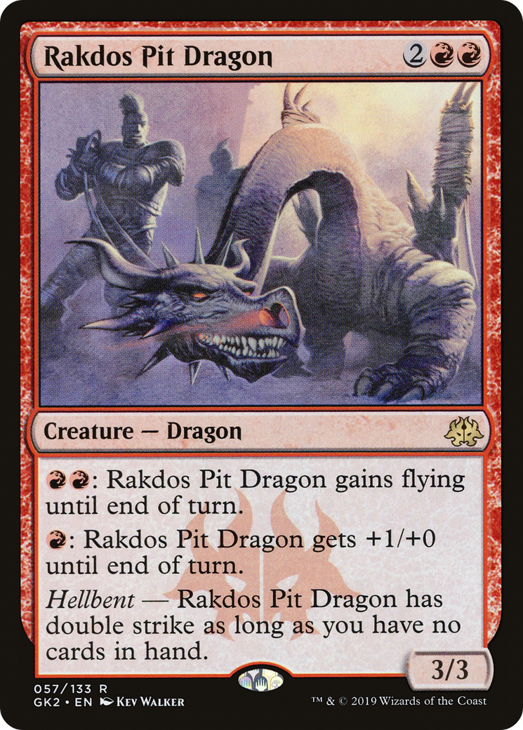 {R} Rakdos Pit Dragon [Ravnica Allegiance Guild Kit][GK2 057]