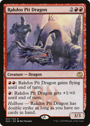 {R} Rakdos Pit Dragon [Ravnica Allegiance Guild Kit][GK2 057]