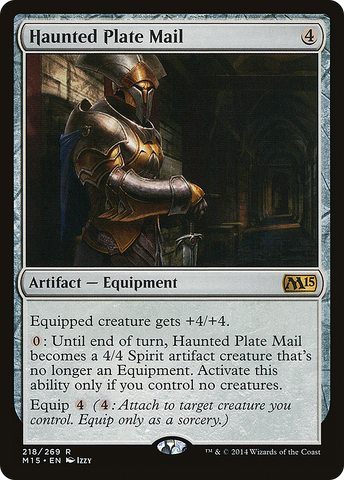 {R} Haunted Plate Mail [Magic 2015][M15 218]