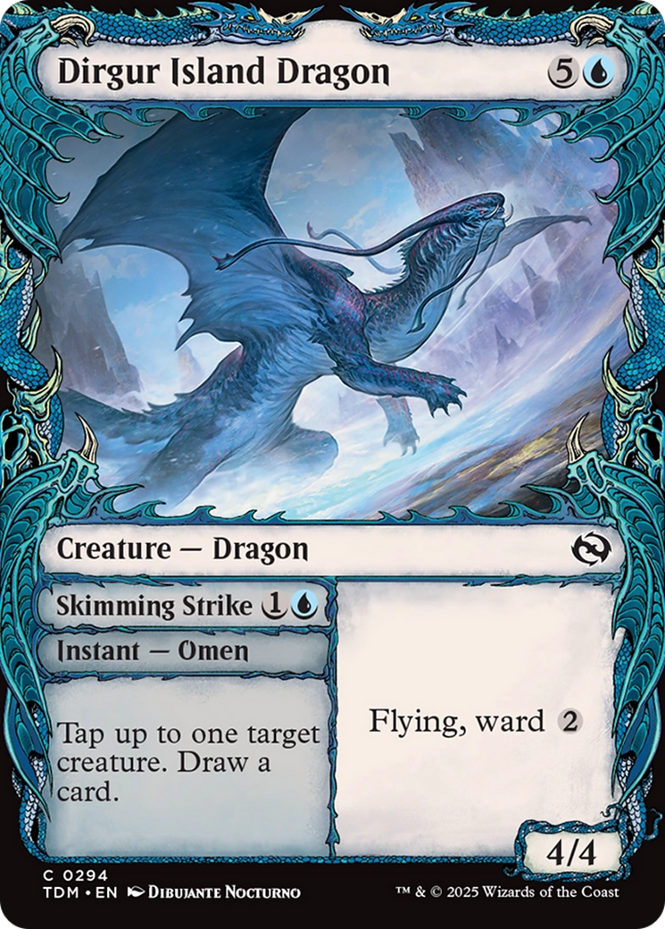 {@C} Dirgur Island Dragon (Showcase) [Tarkir: Dragonstorm][TDM 294]