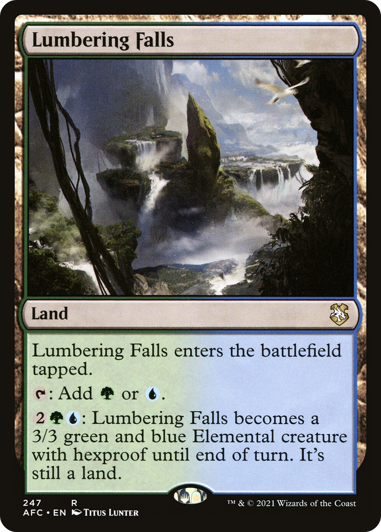 {R} Lumbering Falls [Dungeons & Dragons: Adventures in the Forgotten Realms Commander][AFC 247]