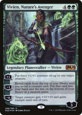 {R} Vivien, Nature's Avenger [Core Set 2020][M20 298]