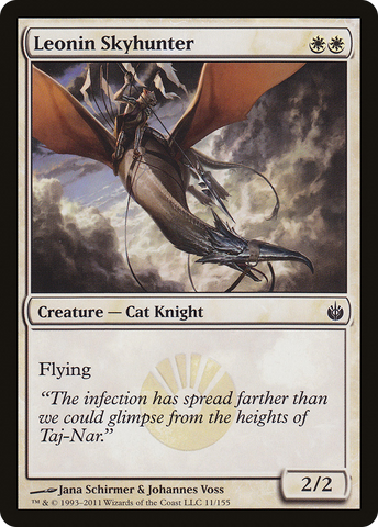 {C} Leonin Skyhunter [Mirrodin Besieged][MBS 011]