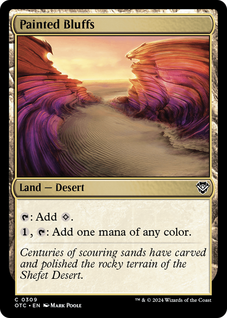 {C} Painted Bluffs [Outlaws of Thunder Junction Commander][OTC 309]
