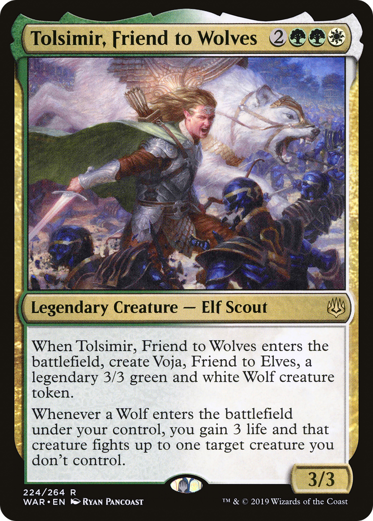 {R} Tolsimir, Friend to Wolves [War of the Spark][WAR 224]