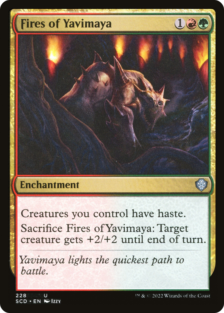 {C} Fires of Yavimaya [Starter Commander Decks][SCD 228]