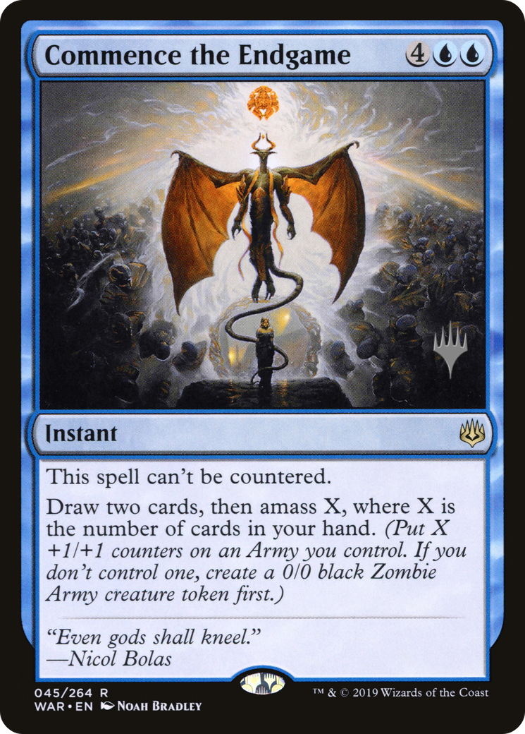 {R} Commence the Endgame (Promo Pack) [War of the Spark Promos][PP WAR 045]