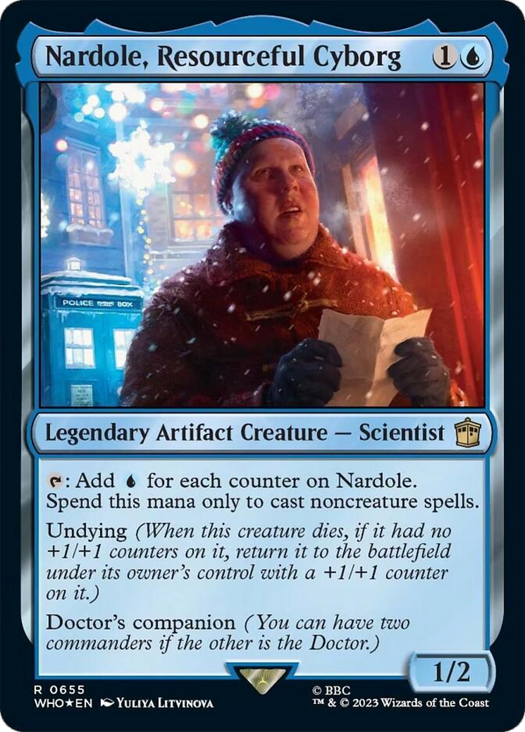 {R} Nardole, Resourceful Cyborg (Surge Foil) [Doctor Who][WHO 655]
