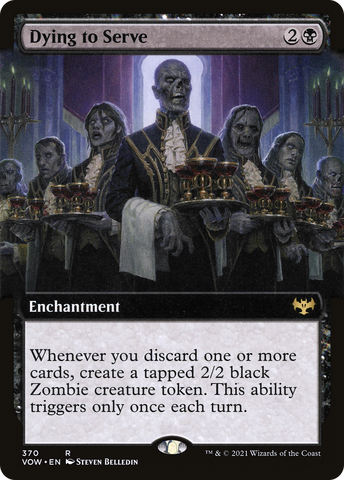 {R} Dying to Serve (Extended Art) [Innistrad: Crimson Vow][VOW 370]