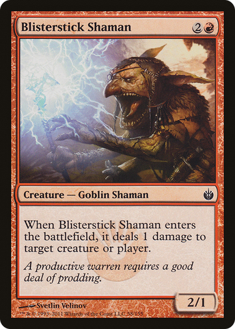 {C} Blisterstick Shaman [Mirrodin Besieged][MBS 058]