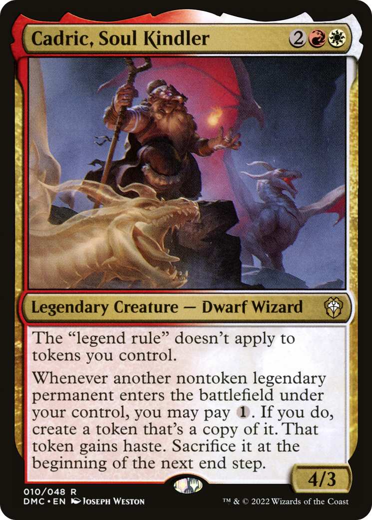 {R} Cadric, Soul Kindler [Dominaria United Commander][DMC 010]