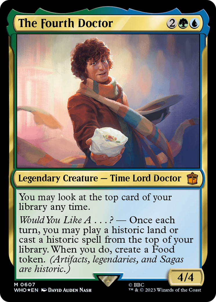 {R} The Fourth Doctor (Surge Foil) [Doctor Who][WHO 607]