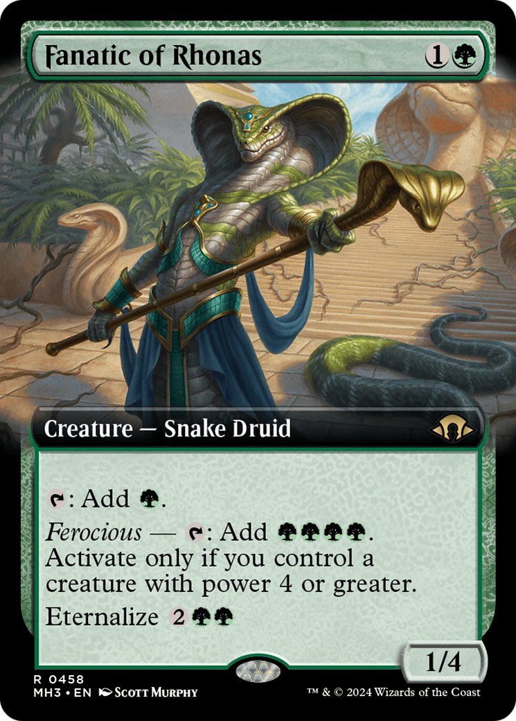 {R} Fanatic of Rhonas (Extended Art) [Modern Horizons 3][MH3 458]