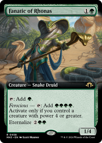 {R} Fanatic of Rhonas (Extended Art) [Modern Horizons 3][MH3 458]