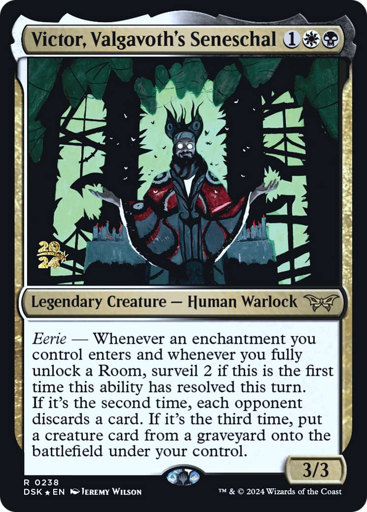 {@R} Victor, Valgavoth's Seneschal [Duskmourn: House of Horror Prerelease Promos][PR DSK 238]