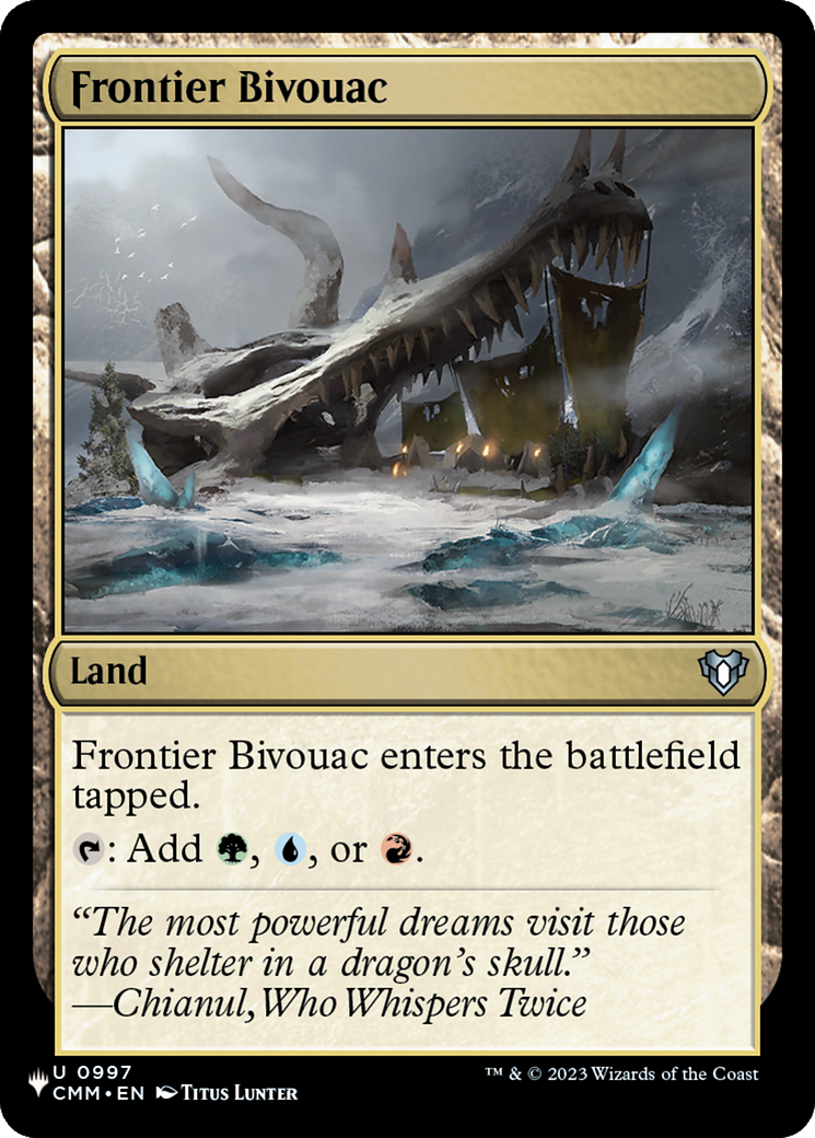 Frontier Bivouac (CMM) [LIST 997]