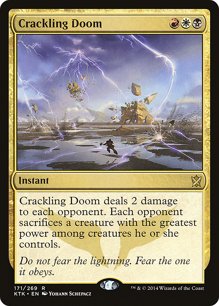 {R} Crackling Doom [Khans of Tarkir][KTK 171] - Misty Mountain Games