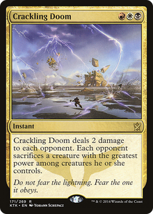 {R} Crackling Doom [Khans of Tarkir][KTK 171] - Misty Mountain Games