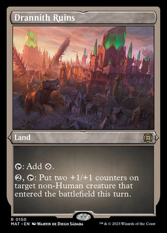 {R} Drannith Ruins (Foil Etched) [March of the Machine: The Aftermath][MAT 150]