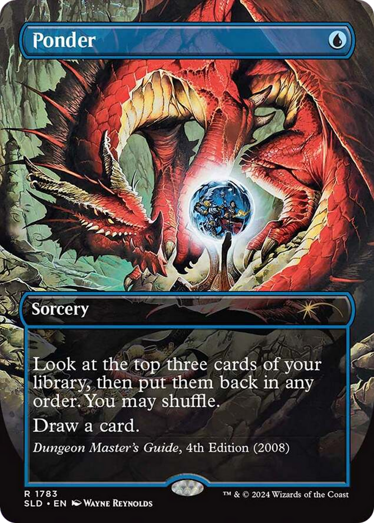 {R} Ponder (1783) (Rainbow Foil) [Secret Lair Drop Series][RBF SLD 1783]