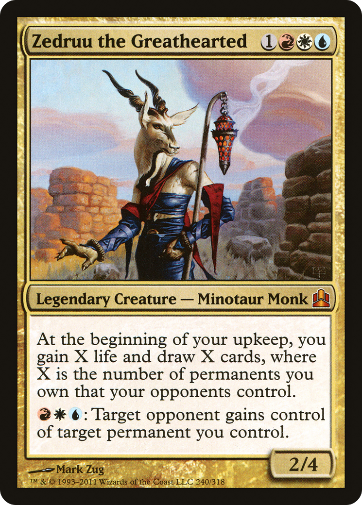 {R} Zedruu the Greathearted [Commander 2011][CMD 240]