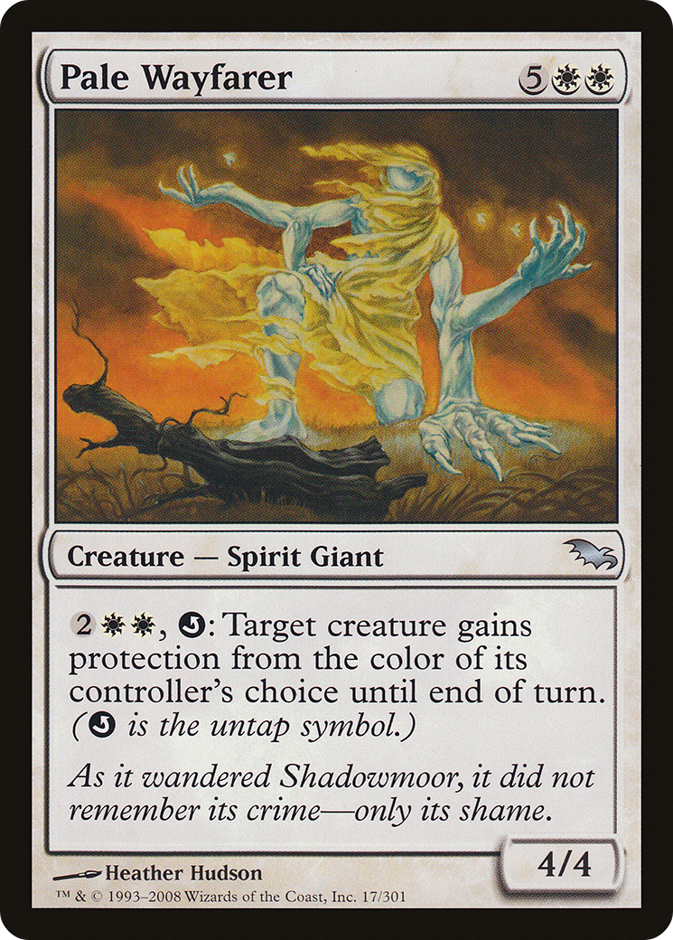 {C} Pale Wayfarer [Shadowmoor][SHM 017]
