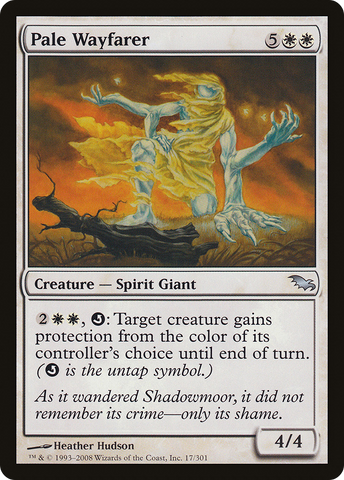 {C} Pale Wayfarer [Shadowmoor][SHM 017]