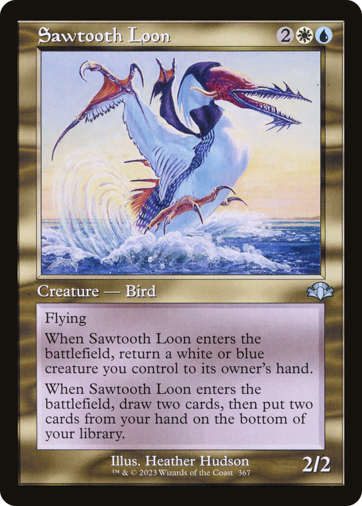 {C} Sawtooth Loon (Retro) [Dominaria Remastered][DMR 367]