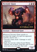 {R} Tectonic Giant [Theros Beyond Death Prerelease Promos][PR THB 158]
