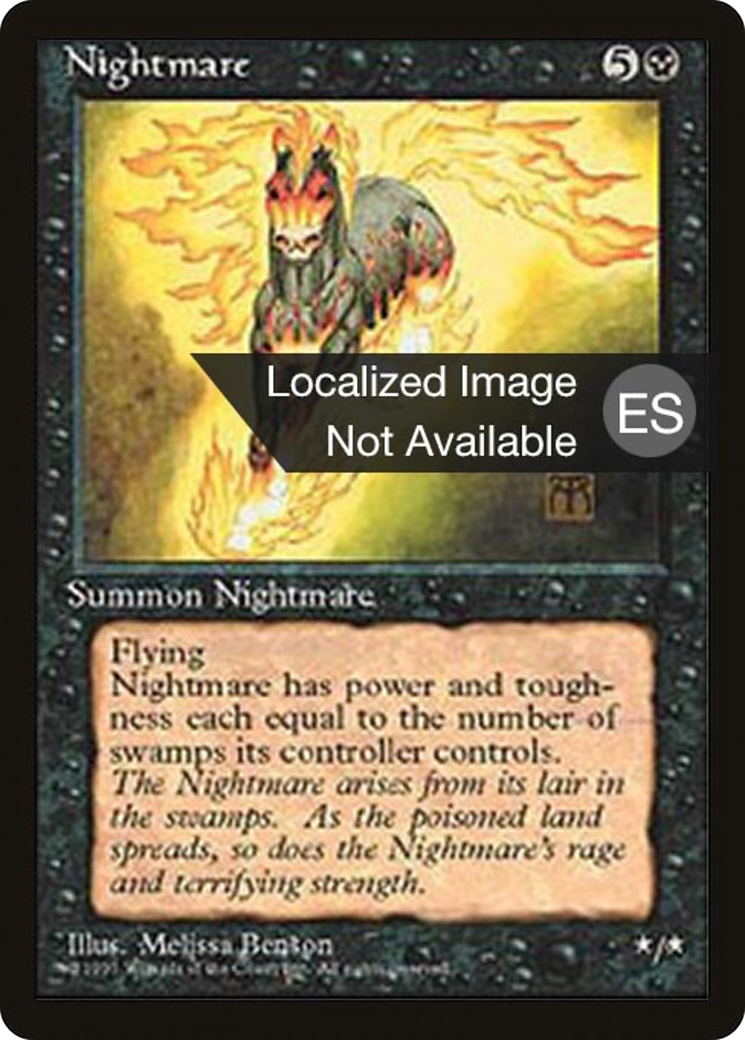 {F} Nightmare [Fourth Edition (Foreign Black Border)][FBB 4ED 150]