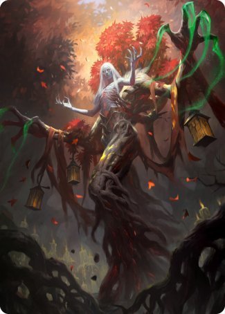 {A} Wrenn and Seven Art Card [Innistrad: Midnight Hunt Art Series][AMID 009]